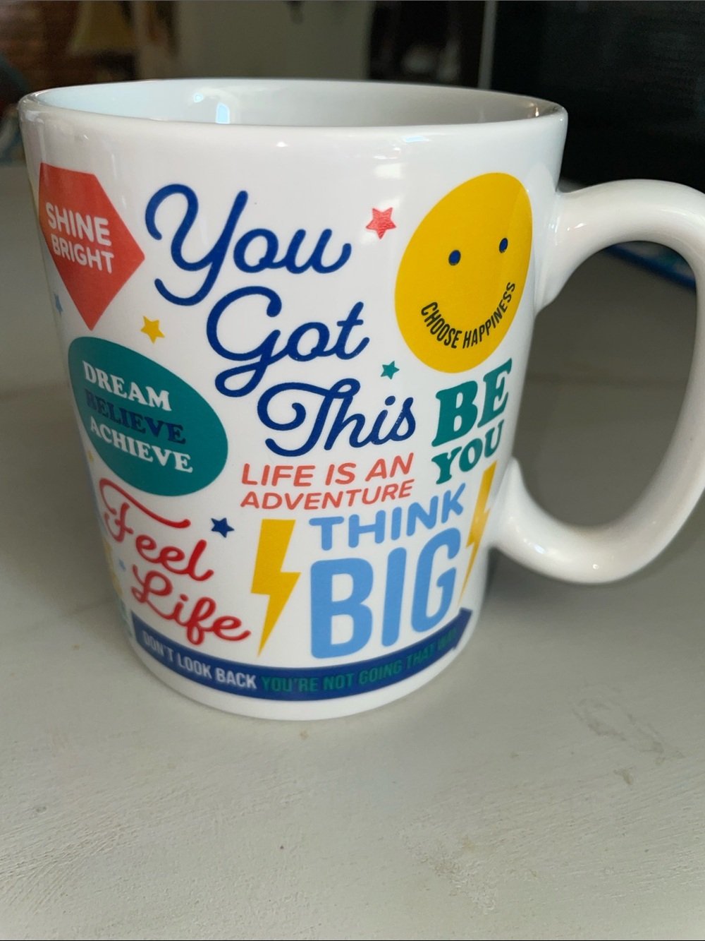Ginger Fox positive affirmations mug-NWOT